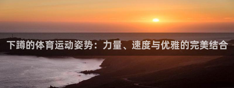哈哈体育：下蹲的体育运动姿势：力量、速度与优雅的完美结合